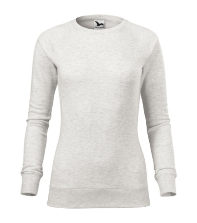 MALFINI MERGER Women's sweatshirt in almond melange - promotional clothing printed with your company logo