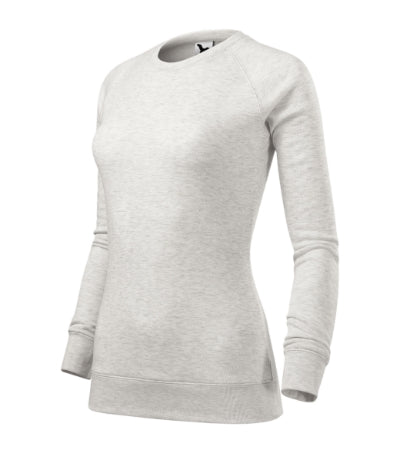 MALFINI MERGER Women's sweatshirt in almond melange - promotional clothing printed with your company logo