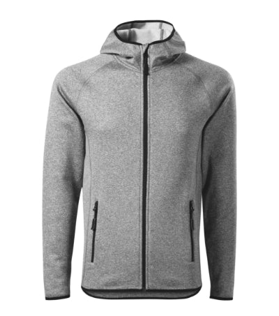 MALFINI DIRECT Men's stretch fleece in dark gray melange - promotional clothing printed with your company logo