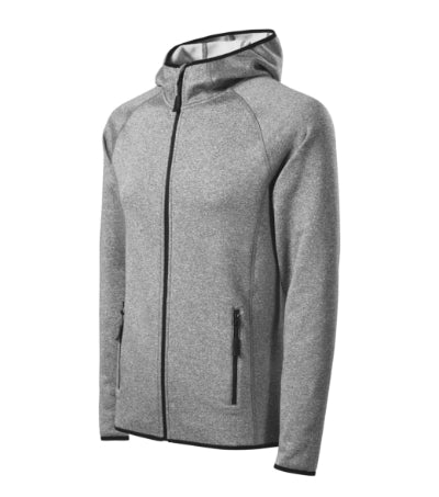 MALFINI DIRECT Men's stretch fleece in dark gray melange - promotional clothing printed with your company logo