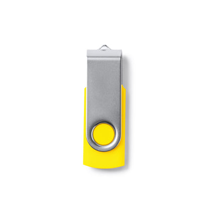 Stamina MARVIN ABS and metal USB flash drive in yellow - promotional merchandise printed with your company logo