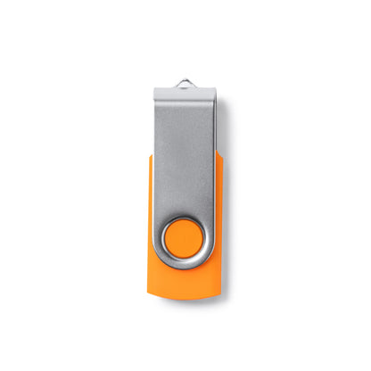 Stamina MARVIN ABS and metal USB flash drive in orange - promotional merchandise printed with your company logo