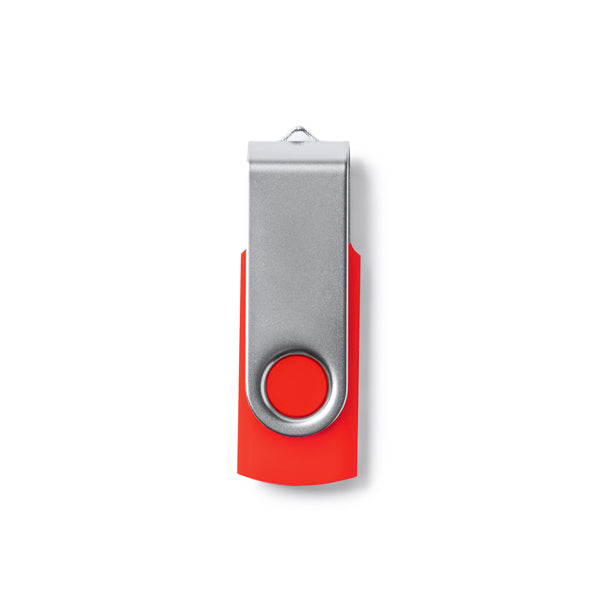 Stamina MARVIN ABS and metal USB flash drive in red - promotional merchandise printed with your company logo