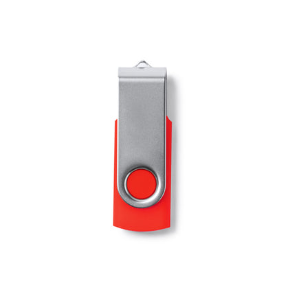 Stamina MARVIN ABS and metal USB flash drive in red - promotional merchandise printed with your company logo