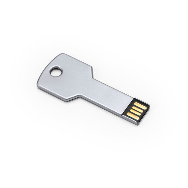 Stamina CYLON Aluminium USB flash drive in silver - promotional merchandise printed with your company logo