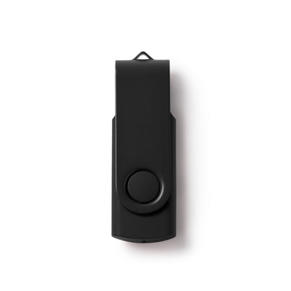 Stamina RIOT ABS USB flash drive in black - promotional merchandise printed with your company logo