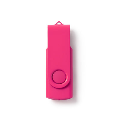 Stamina RIOT ABS USB flash drive in fuchsia - promotional merchandise printed with your company logo