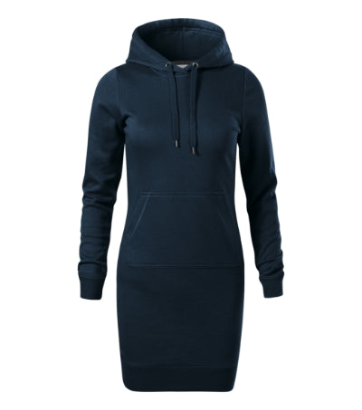 MALFINI SNAP Women's dress in navy blue - promotional clothing printed with your company logo