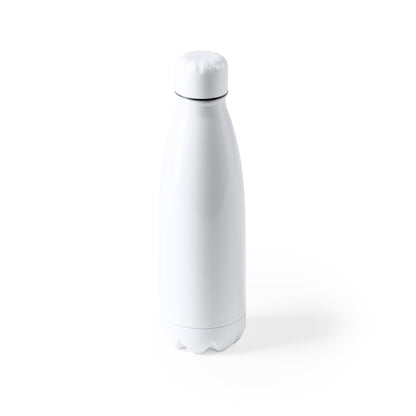 Stamina SELBY Special stainless steel bottle 700 ml in white - promotional merchandise printed with your company logo
