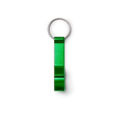 Stamina BIOKO Aluminium keyring in fern green - promotional merchandise printed with your company logo