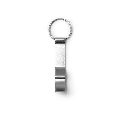 Stamina BIOKO Aluminium keyring in silver - promotional merchandise printed with your company logo