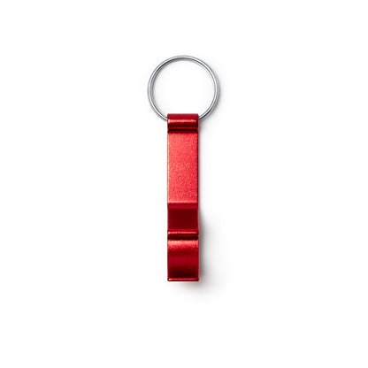 Stamina BIOKO Aluminium keyring in red - promotional merchandise printed with your company logo