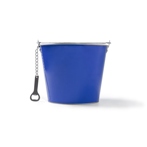 Stamina LAMBIC Aluminium bottle opener in royal blue - promotional merchandise printed with your company logo