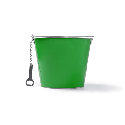 Stamina LAMBIC Aluminium bottle opener in fern green - promotional merchandise printed with your company logo
