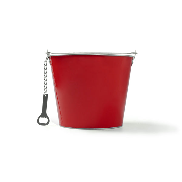 Stamina LAMBIC Aluminium bottle opener in red - promotional merchandise printed with your company logo
