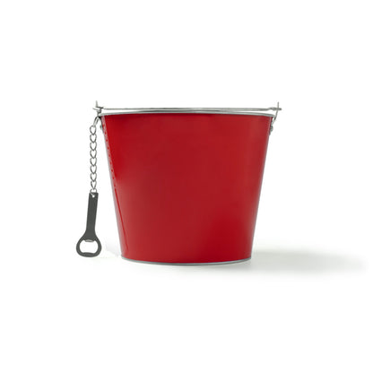 Stamina LAMBIC Aluminium bottle opener in red - promotional merchandise printed with your company logo