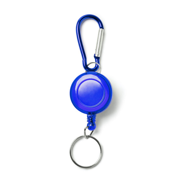 Stamina DOKI PS keyring in royal blue - promotional merchandise printed with your company logo