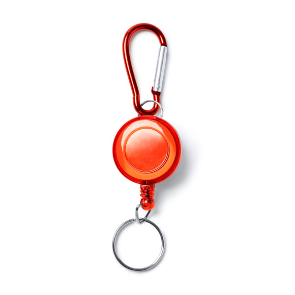 Stamina DOKI PS keyring in red - promotional merchandise printed with your company logo