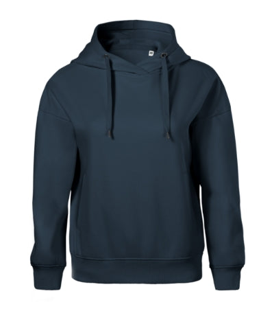 MALFINI MOON Women's sweatshirt in navy blue - promotional clothing printed with your company logo