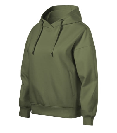 MALFINI MOON Women's sweatshirt in khaki - promotional clothing printed with your company logo
