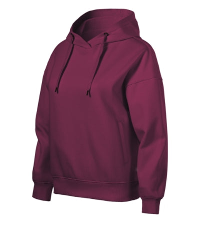 MALFINI MOON Women's sweatshirt in rhododendron - promotional clothing printed with your company logo