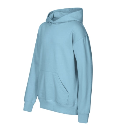 MALFINI CHILL Kids' sweatshirt in sky blue - promotional clothing printed with your company logo