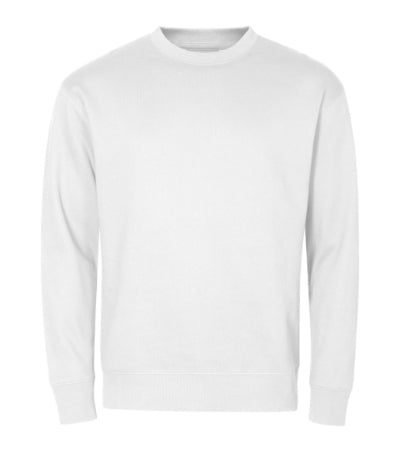 MALFINI CREW Unisex sweatshirt in white - promotional clothing printed with your company logo