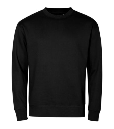 MALFINI CREW Unisex sweatshirt in black - promotional clothing printed with your company logo