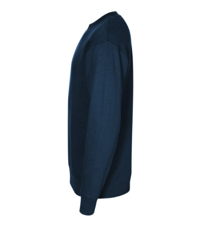 MALFINI CREW Unisex sweatshirt in navy blue - promotional clothing printed with your company logo