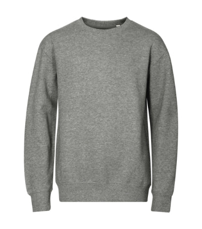 MALFINI CREW Kids' sweatshirt in dark gray melange - promotional clothing printed with your company logo