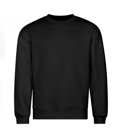 MALFINI VIBE CREW Unisex sweatshirt in black - promotional clothing printed with your company logo