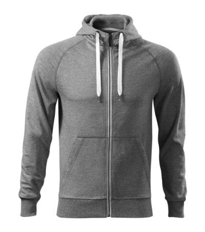 MALFINI Premium VOYAGE Men's sweatshirt in dark gray melange - promotional clothing printed with your company logo