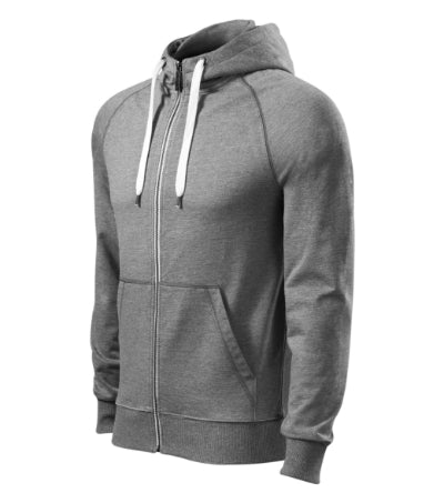 MALFINI Premium VOYAGE Men's sweatshirt in dark gray melange - promotional clothing printed with your company logo