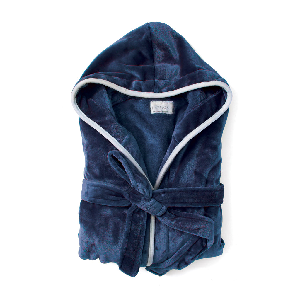 VINGA Louis luxury plush GRS RPET robe size S-M