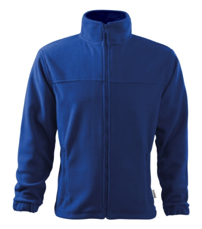 RIMECK JACKET Men's fleece in royal blue, brand label - promotional clothing printed with your company logo