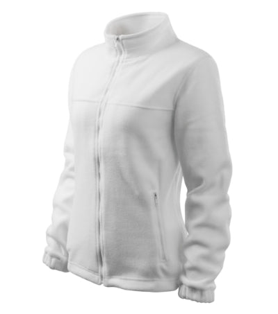 RIMECK JACKET Women's fleece in white - promotional clothing printed with your company logo