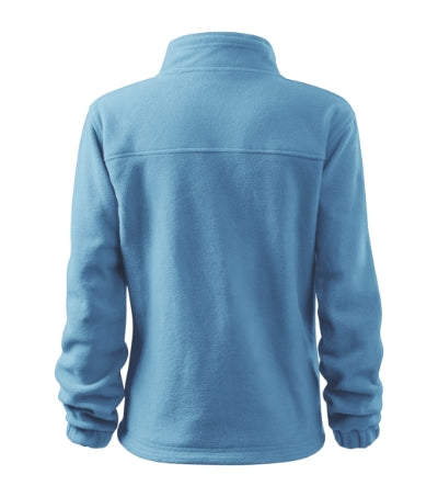 RIMECK JACKET Women's fleece in azure blue - promotional clothing printed with your company logo