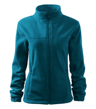 RIMECK JACKET Women's fleece in petrol blue - promotional clothing printed with your company logo