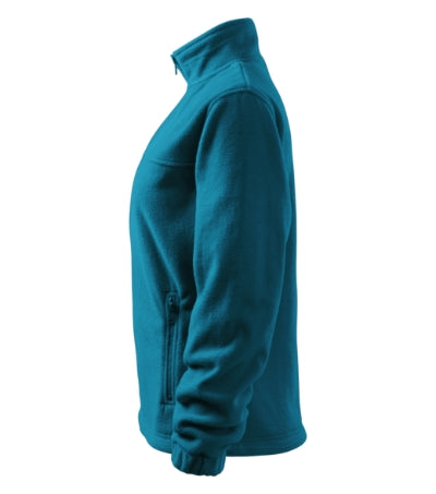 RIMECK JACKET Women's fleece in petrol blue - promotional clothing printed with your company logo