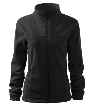RIMECK JACKET Women's fleece in ebony gray, brand label - promotional clothing printed with your company logo