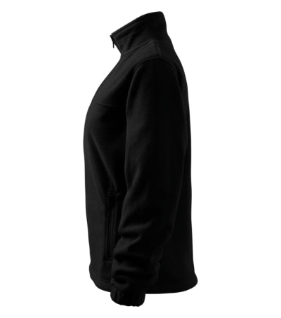 RIMECK JACKET Women's fleece in black, brand label - promotional clothing printed with your company logo