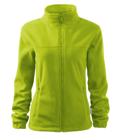 RIMECK JACKET Women's fleece in lime punch, brand label - promotional clothing printed with your company logo