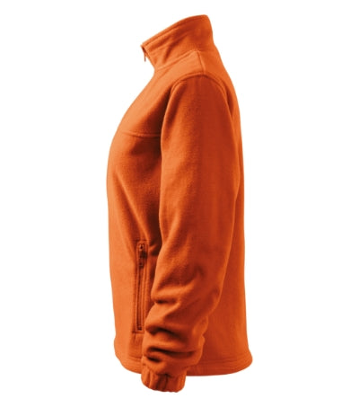 RIMECK JACKET Women's fleece in orange, brand label - promotional clothing printed with your company logo