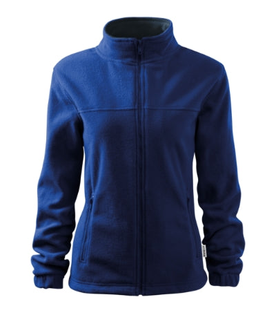 RIMECK JACKET Women's fleece in royal blue, brand label - promotional clothing printed with your company logo