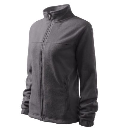 RIMECK JACKET Women's fleece in steel gray, brand label - promotional clothing printed with your company logo