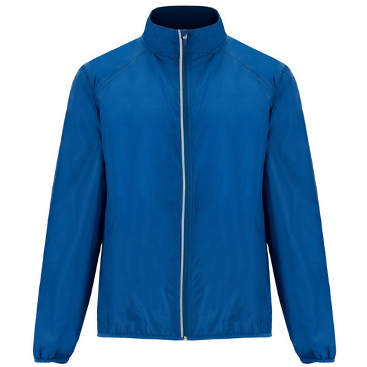 ROLY GLASGOW Men's windbreaker in royal blue - promotional clothing printed with your company logo