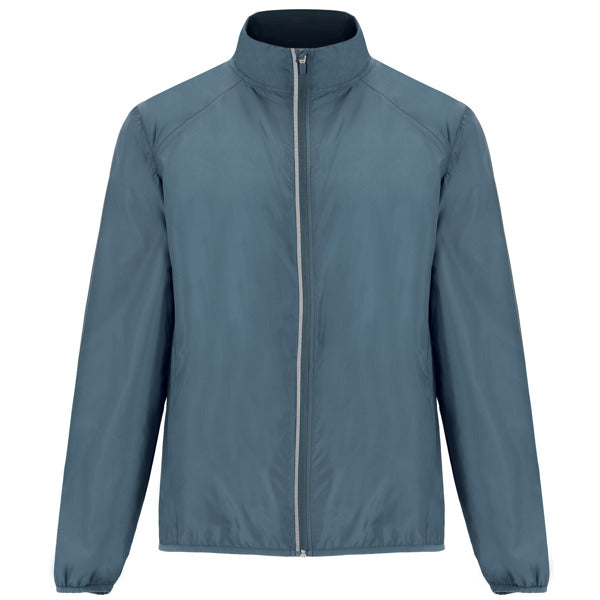 ROLY GLASGOW Men's windbreaker in storm blue - promotional clothing printed with your company logo