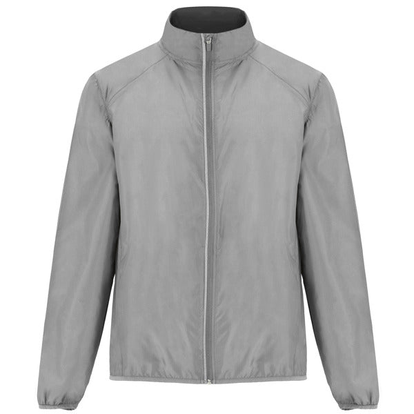 ROLY GLASGOW Men's windbreaker in grey - promotional clothing printed with your company logo