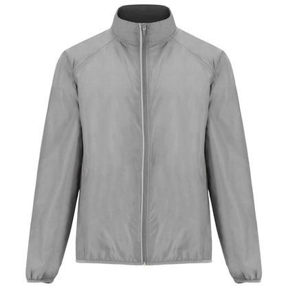 ROLY GLASGOW Men's windbreaker in grey - promotional clothing printed with your company logo