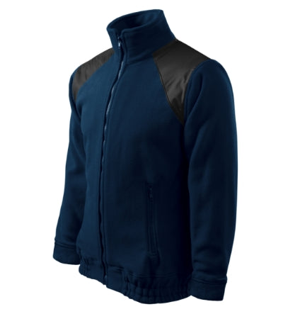 RIMECK JACKET HI-Q Unisex fleece in navy blue - promotional clothing printed with your company logo